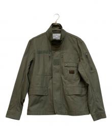 AVIREX（アヴィレックス）の古着「F-2 モディファイ ジャケット」｜カーキ