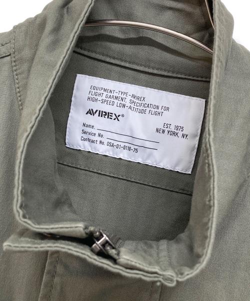 AVIREX（アヴィレックス）AVIREX (アヴィレックス) F-2 モディファイ ジャケット カーキ サイズ:XLの古着・服飾アイテム