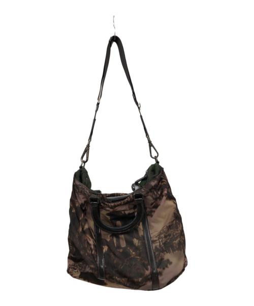 PRADA（プラダ）PRADA (プラダ) 2WAYショルダーバッグ ブラウンの古着・服飾アイテム