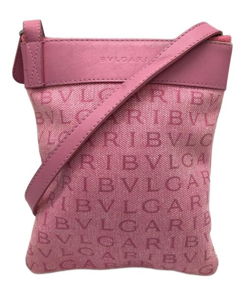 BVLGARI（ブルガリ）BVLGARI (ブルガリ) ミニショルダーバッグ ピンクの古着・服飾アイテム