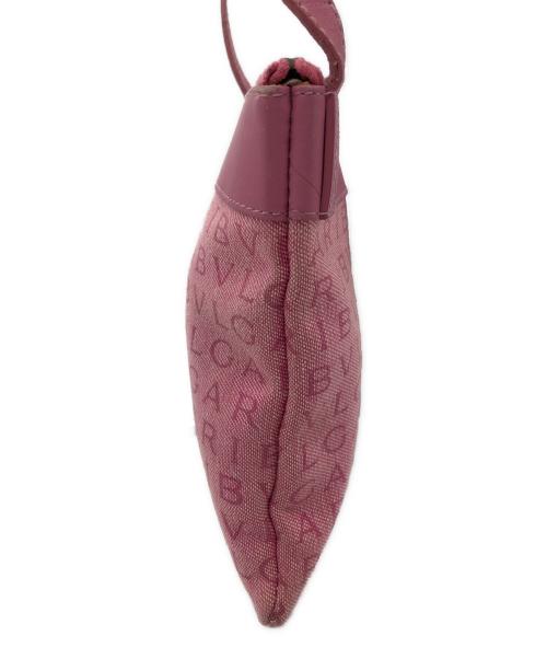 BVLGARI（ブルガリ）BVLGARI (ブルガリ) ミニショルダーバッグ ピンクの古着・服飾アイテム