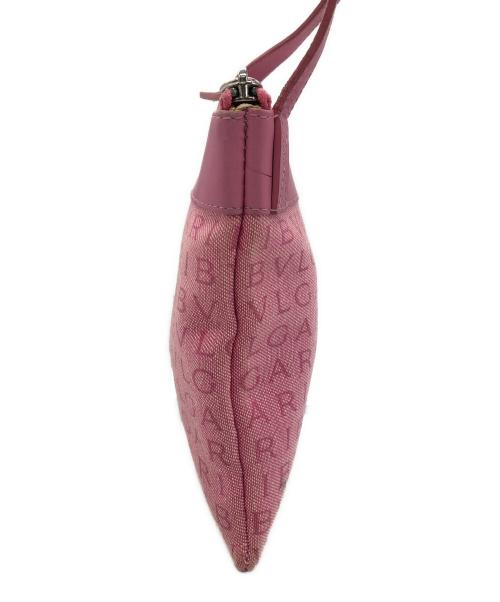 BVLGARI（ブルガリ）BVLGARI (ブルガリ) ミニショルダーバッグ ピンクの古着・服飾アイテム