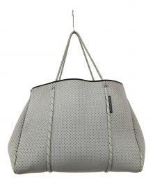 STATE OF ESCAPE（ステイトオブエスケープ）の古着「トートバッグ」｜イエロー×ライトグレー