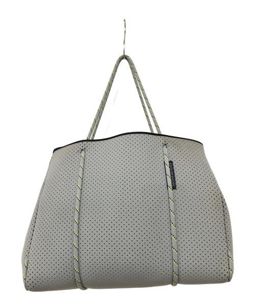 STATE OF ESCAPE（ステイトオブエスケープ）STATE OF ESCAPE (ステイトオブエスケープ) トートバッグ イエロー×ライトグレーの古着・服飾アイテム