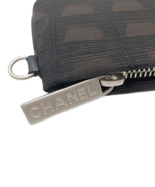 CHANEL（シャネル）CHANEL (シャネル) ポーチ ブラウン×ブラックの古着・服飾アイテム