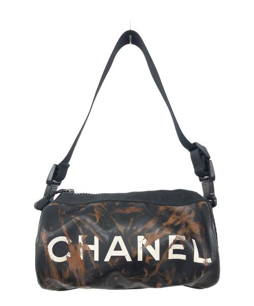 CHANEL（シャネル）CHANEL (シャネル) ワンショルダーバッグ ブラウン×ブラックの古着・服飾アイテム