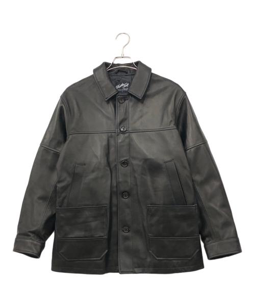 RATTLE TRAP（ラトルトラップ）RATTLE TRAP (ラトルトラップ) ラムネイキッドカバーオール ブラック サイズ:Lの古着・服飾アイテム