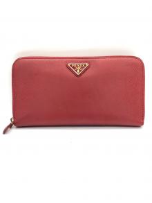 PRADA（プラダ）の古着「長財布」｜レッド