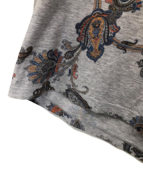 ETRO（エトロ）ETRO (エトロ) 半袖カットソー ライトグレー サイズ:Ｍの古着・服飾アイテム