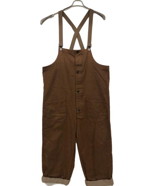 anachronorm（アナクロノーム）anachronorm (アナクロノーム) オーバーオール ブラウン サイズ:36の古着・服飾アイテム