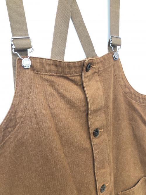 anachronorm（アナクロノーム）anachronorm (アナクロノーム) オーバーオール ブラウン サイズ:36の古着・服飾アイテム