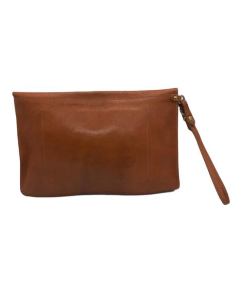 IL BISONTE（イル ビゾンテ）IL BISONTE (イル ビゾンテ) クラッチバッグ ブラウンの古着・服飾アイテム