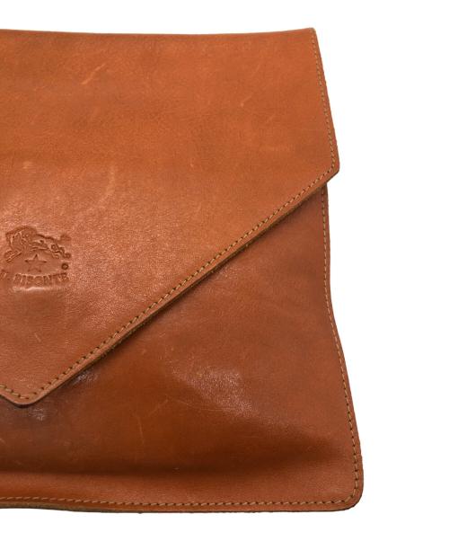 IL BISONTE（イル ビゾンテ）IL BISONTE (イル ビゾンテ) クラッチバッグ ブラウンの古着・服飾アイテム