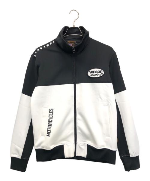 VANSON（バンソン）VANSON (バンソン) トラックジャケット ブラック×ホワイト サイズ:SIZE Mの古着・服飾アイテム