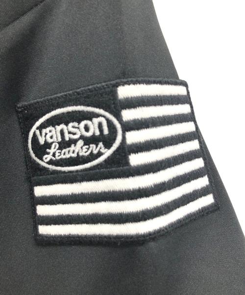 VANSON（バンソン）VANSON (バンソン) トラックジャケット ブラック×ホワイト サイズ:SIZE Mの古着・服飾アイテム