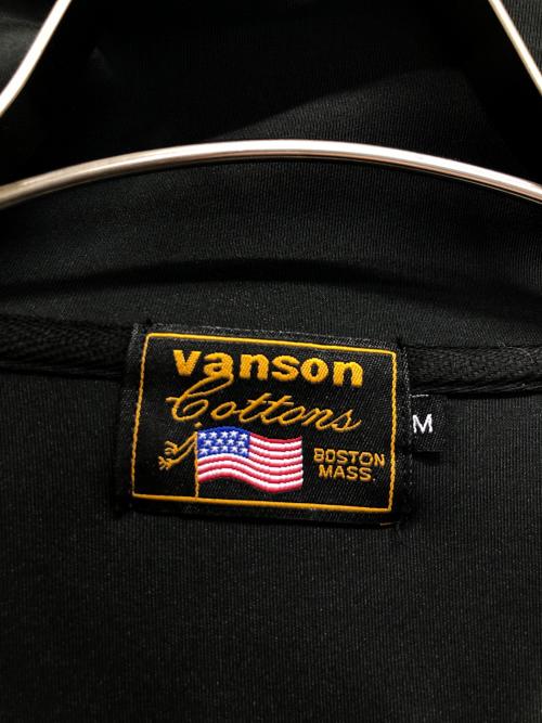 VANSON（バンソン）VANSON (バンソン) トラックジャケット ブラック×ホワイト サイズ:SIZE Mの古着・服飾アイテム