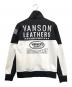 VANSON (バンソン) トラックジャケット ブラック×ホワイト サイズ:SIZE M：5000円