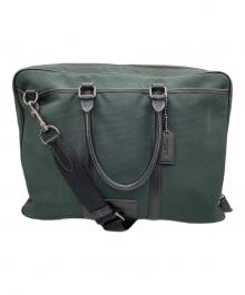 COACH（コーチ）の古着「ビジネスバッグ」｜グリーン