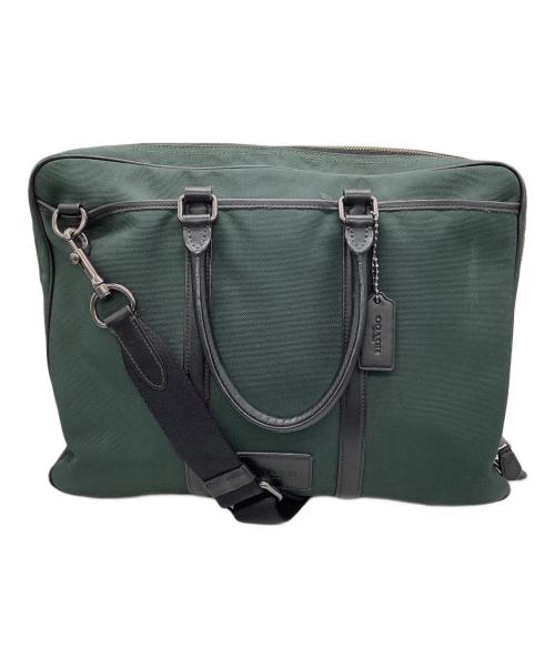 COACH（コーチ）COACH (コーチ) ビジネスバッグ グリーンの古着・服飾アイテム