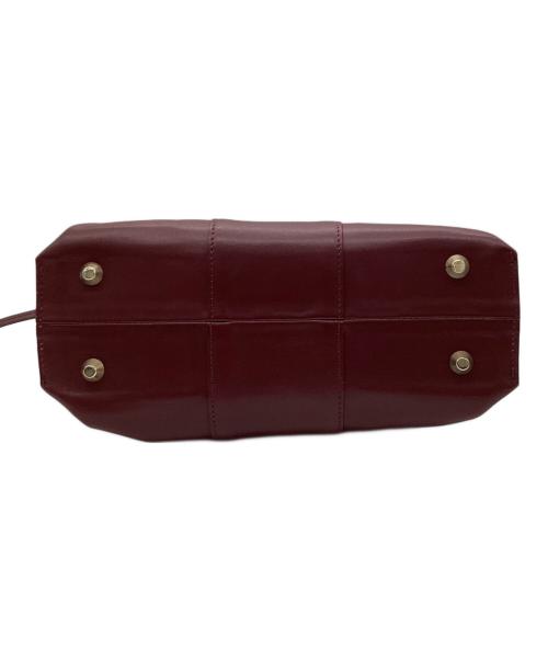 CHRISTIAN VILLA（クリスチャンヴィラ）CHRISTIAN VILLA (クリスチャンヴィラ) 2WAYバッグ ボルドーの古着・服飾アイテム