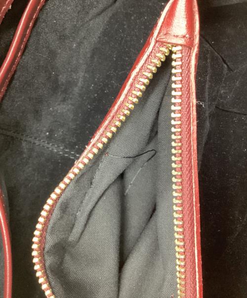 CHRISTIAN VILLA（クリスチャンヴィラ）CHRISTIAN VILLA (クリスチャンヴィラ) 2WAYバッグ ボルドーの古着・服飾アイテム