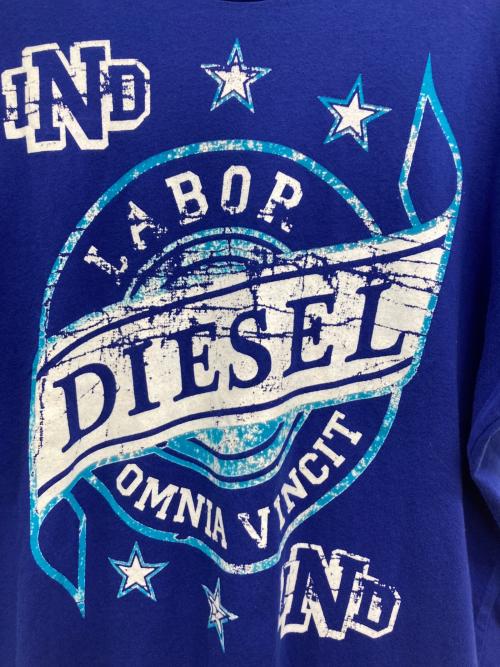 DIESEL（ディーゼル）DIESEL (ディーゼル) 半袖カットソー ブルー サイズ:XL 未使用品の古着・服飾アイテム