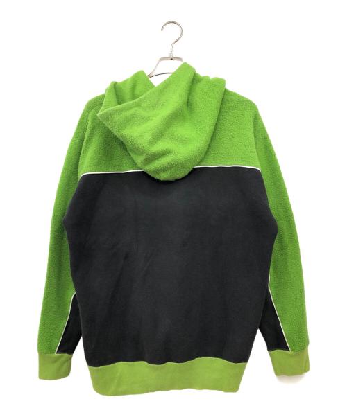 Hysteric Glamour（ヒステリックグラマー）Hysteric Glamour (ヒステリックグラマー) プルオーバーパーカー ブラック×グリーン サイズ:Ｍの古着・服飾アイテム