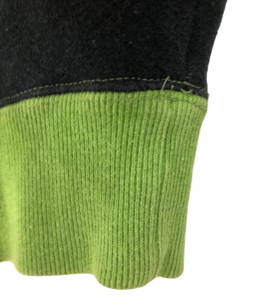 Hysteric Glamour（ヒステリックグラマー）Hysteric Glamour (ヒステリックグラマー) プルオーバーパーカー ブラック×グリーン サイズ:Ｍの古着・服飾アイテム