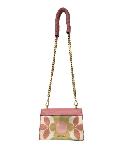 MIU MIU（ミュウミュウ）MIU MIU (ミュウミュウ) ショルダーバッグ ピンクの古着・服飾アイテム