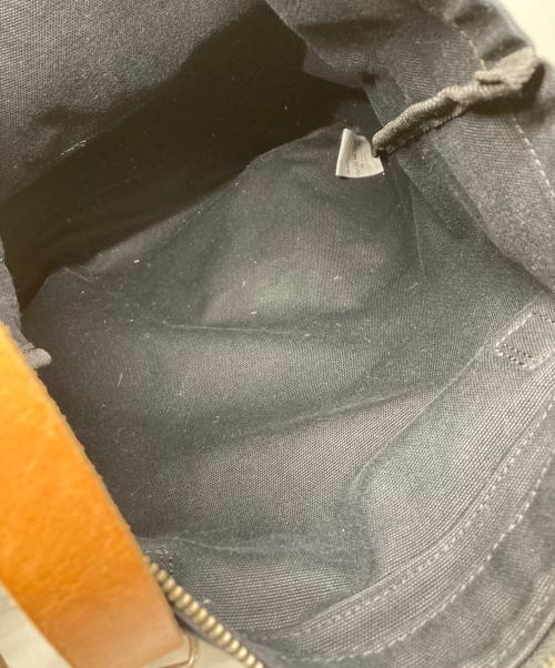 marimekko（マリメッコ）marimekko (マリメッコ) リュック ブラック×ブラウンの古着・服飾アイテム