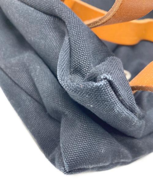 marimekko（マリメッコ）marimekko (マリメッコ) リュック ブラック×ブラウンの古着・服飾アイテム