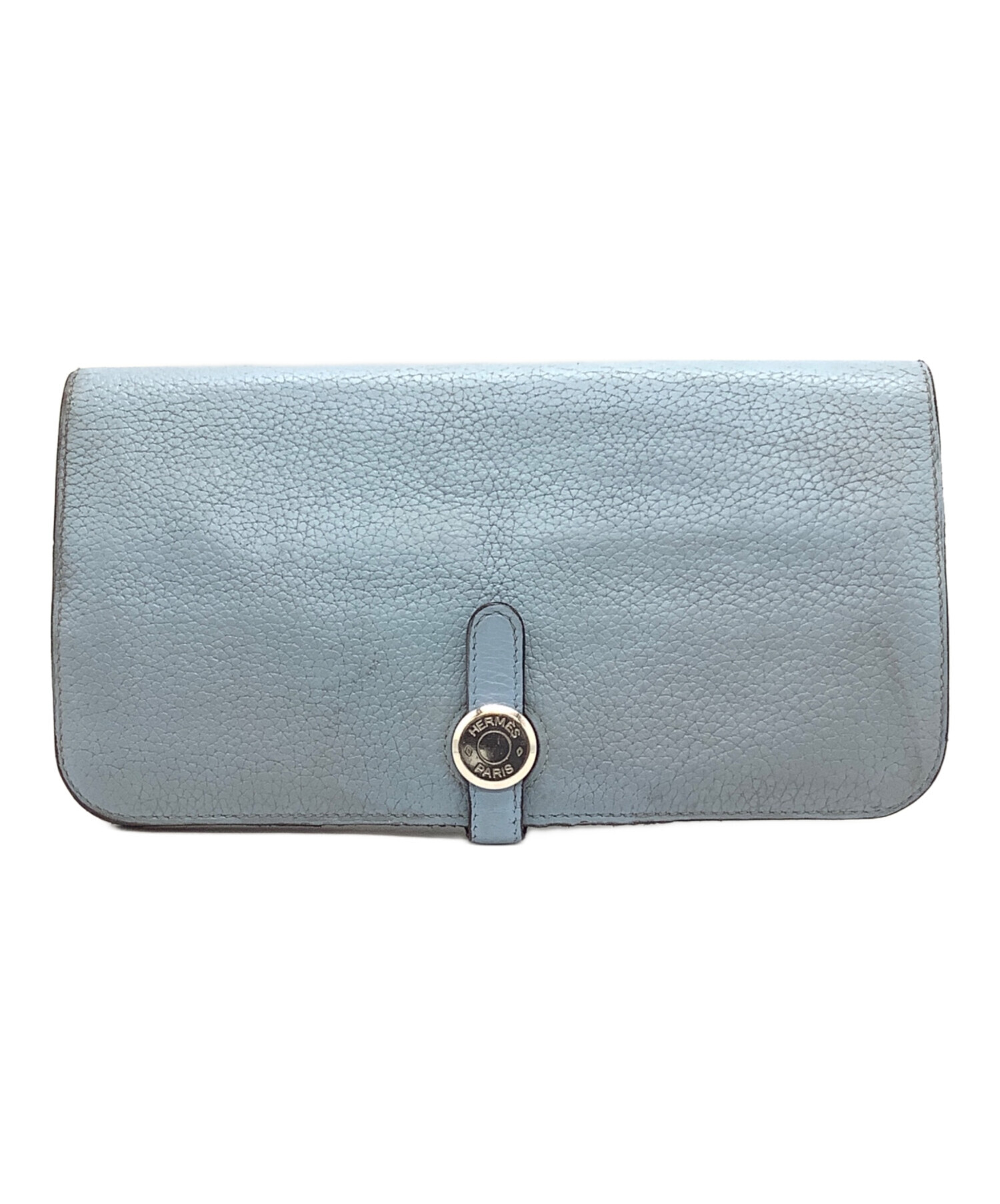 HERMES (エルメス) 長財布 スカイブルー