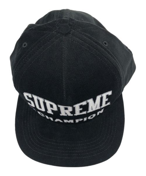 SUPREME（シュプリーム）SUPREME (シュプリーム) Champion (チャンピオン) キャップ ブラックの古着・服飾アイテム
