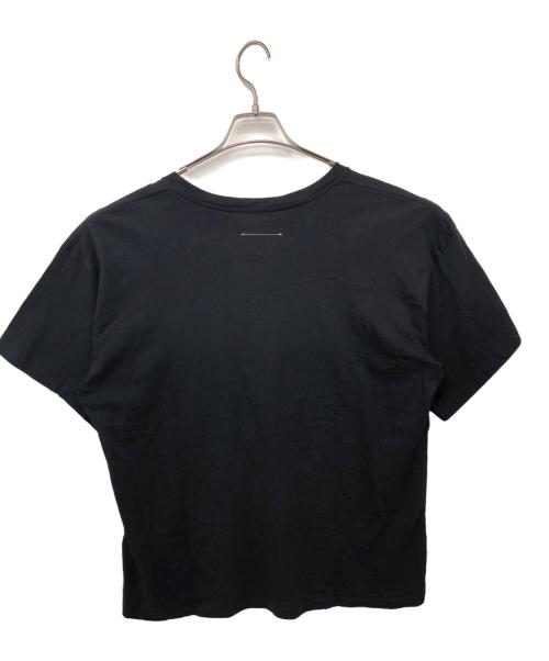 MM6 Maison Margiela（エムエムシックスメゾンマルジェラ）MM6 Maison Margiela (エムエムシックスメゾンマルジェラ) 半袖カットソー ブラック サイズ:14の古着・服飾アイテム