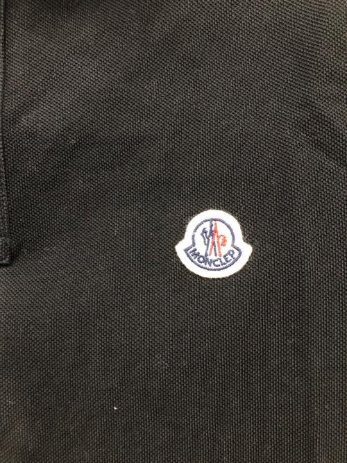 MONCLER（モンクレール）MONCLER (モンクレール) ポロシャツ ブラック サイズ:Mの古着・服飾アイテム