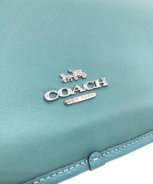 COACH（コーチ）COACH (コーチ) エリス ラップトップ スリーブ エメラルドグリーンの古着・服飾アイテム
