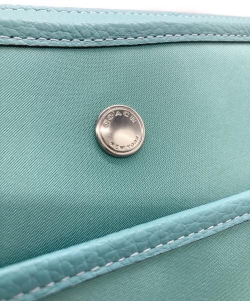 COACH（コーチ）COACH (コーチ) エリス ラップトップ スリーブ エメラルドグリーンの古着・服飾アイテム