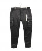 1PIU1UGUALE3 RELAXウノピゥウノウグァーレトレ リラックス）の古着「リラックススリムカーゴパンツ　USB-23093」｜ブラック