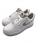NIKEナイキ）の古着「AIR FORCE 1 LOW ローカットスニーカー」｜ホワイト×シルバー