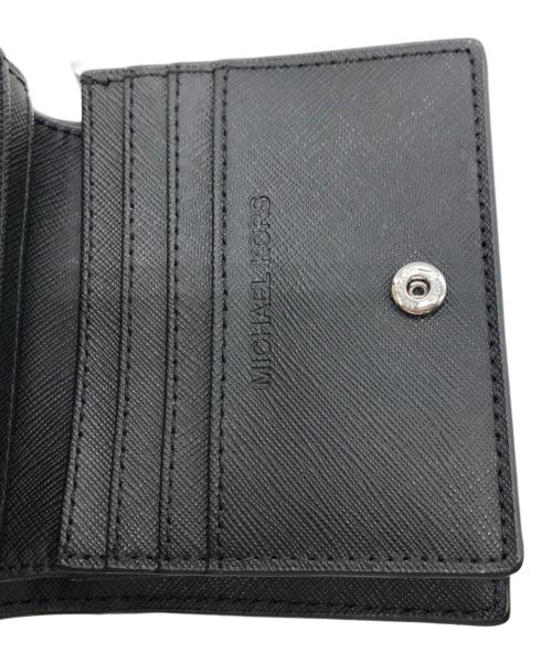 MICHAEL KORS（マイケル・コース）MICHAEL KORS (マイケルコース) コンパクトウォレット ブラックの古着・服飾アイテム