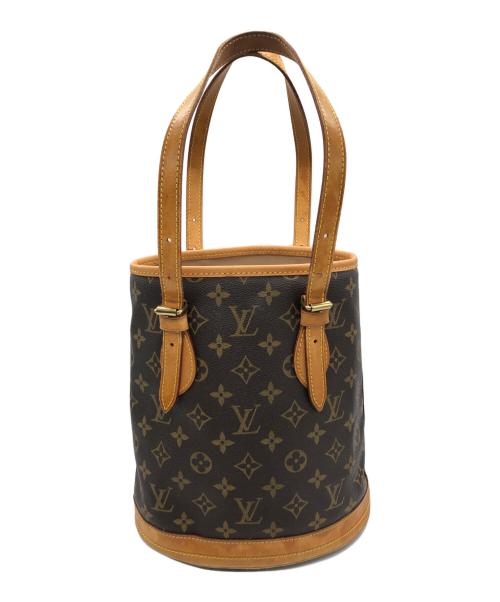 LOUIS VUITTON（ルイ ヴィトン）LOUIS VUITTON (ルイ ヴィトン) モノグラム バケットPM ブラウンの古着・服飾アイテム