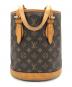 LOUIS VUITTON（ルイ ヴィトン）の古着「モノグラム バケットPM」｜ブラウン
