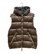 DUVETICAデュベティカ）の古着「中綿ベスト」｜ブラウン