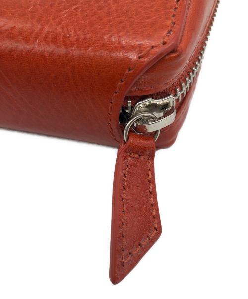 ZONALe（ゾナール）ZONALe (ゾナール) L字ファスナー長財布 オレンジの古着・服飾アイテム