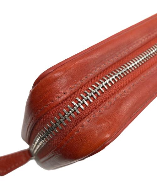 ZONALe（ゾナール）ZONALe (ゾナール) L字ファスナー長財布 オレンジの古着・服飾アイテム