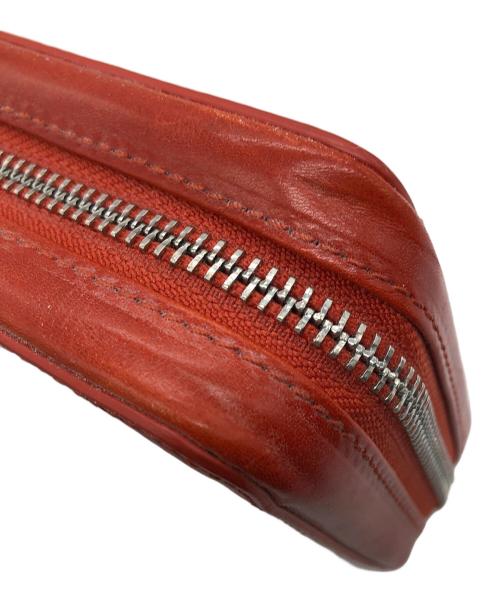 ZONALe（ゾナール）ZONALe (ゾナール) L字ファスナー長財布 オレンジの古着・服飾アイテム