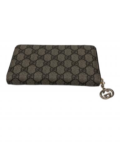 中古・古着通販】GUCCI (グッチ) ラウンドファスナー長財布 ライト