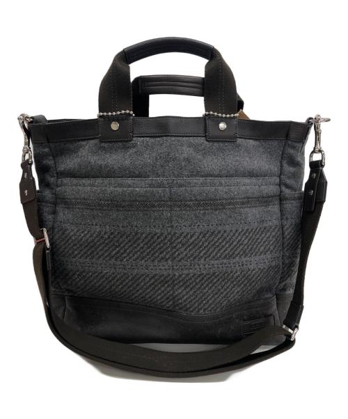 COACH（コーチ）COACH (コーチ) 2WAYバッグ ブラウン×グレーの古着・服飾アイテム