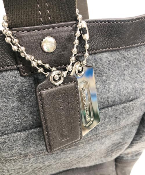 COACH（コーチ）COACH (コーチ) 2WAYバッグ ブラウン×グレーの古着・服飾アイテム
