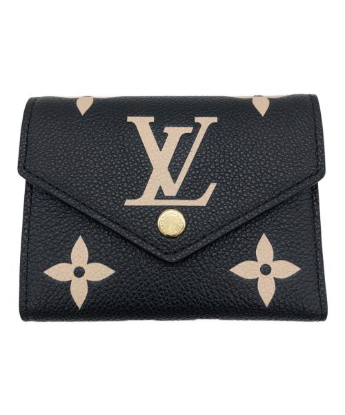 LOUIS VUITTON（ルイ ヴィトン）LOUIS VUITTON (ルイ ヴィトン) 3つ折り財布 ブラックの古着・服飾アイテム